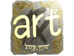 Sticker arT (Gold) | Austin 2025 - Preço e onde comprar no CS2