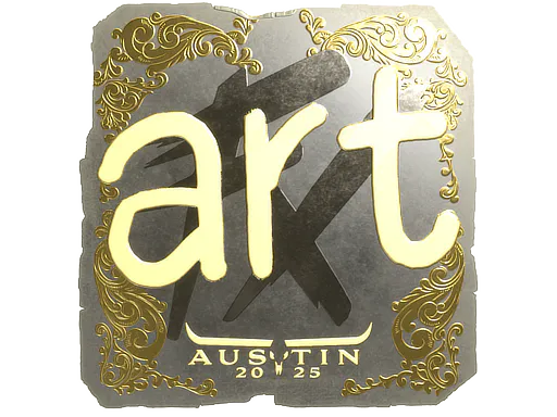 Sticker arT (Gold) | Austin 2025 - Preço e onde comprar no CS2