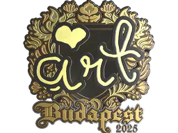 Sticker arT (Gold) | Budapest 2025 - Preço e onde comprar no CS2