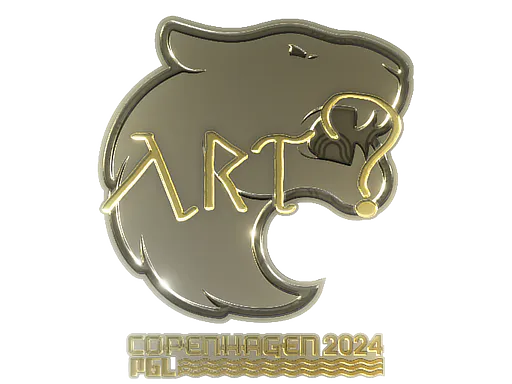 Sticker arT (Gold) | Copenhagen 2024 - Preço e onde comprar no CS2