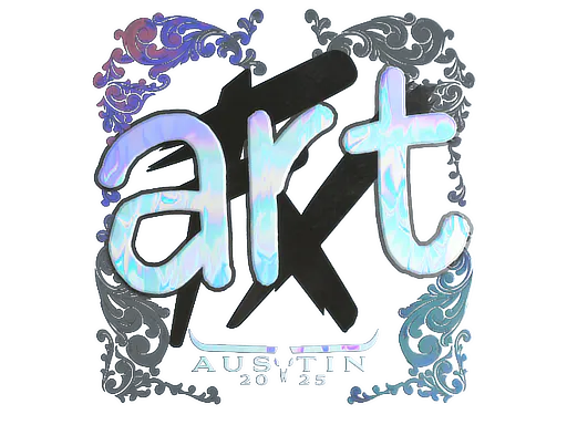 Sticker arT (Holo) | Austin 2025 - Preço e onde comprar no CS2
