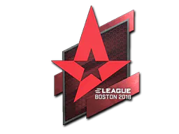 Sticker Astralis | Boston 2018 - Preço e onde comprar no CS2