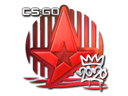 Sticker Astralis (Foil) | 2020 RMR - Preço e onde comprar no CS2