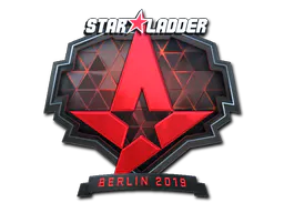 Sticker Astralis (Foil) | Berlin 2019 - Preço e onde comprar no CS2