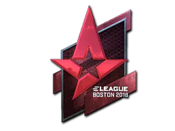 Sticker Astralis (Foil) | Boston 2018 - Preço e onde comprar no CS2