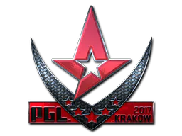 Sticker Astralis (Foil) | Krakow 2017 - Preço e onde comprar no CS2