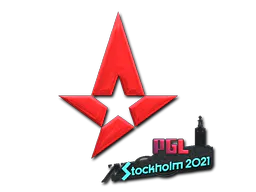 Sticker Astralis (Foil) | Stockholm 2021 - Preço e onde comprar no CS2