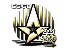 Sticker Astralis (Gold) | 2020 RMR - Preço e onde comprar no CS2