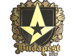 Sticker Astralis (Gold) | Budapest 2025 - Preço e onde comprar no CS2