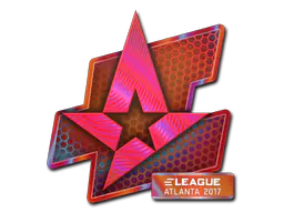Sticker Astralis (Holo) | Atlanta 2017 - Preço e onde comprar no CS2