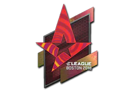Sticker Astralis (Holo) | Boston 2018 - Preço e onde comprar no CS2