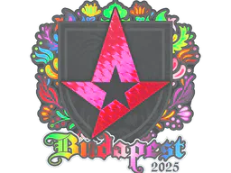 Sticker Astralis (Holo) | Budapest 2025 - Preço e onde comprar no CS2