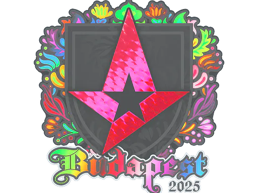 Sticker Astralis (Holo) | Budapest 2025 - Preço e onde comprar no CS2