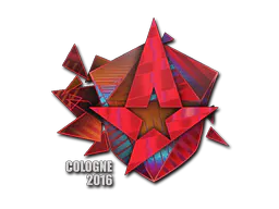 Sticker Astralis (Holo) | Cologne 2016 - Preço e onde comprar no CS2
