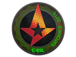 Sticker Astralis (Holo) | Katowice 2019 - Preço e onde comprar no CS2