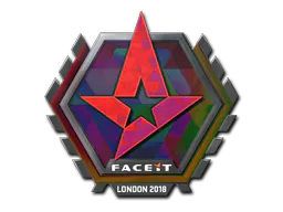 Sticker Astralis (Holo) | London 2018 - Preço e onde comprar no CS2