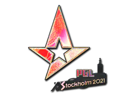 Sticker Astralis (Holo) | Stockholm 2021 - Preço e onde comprar no CS2