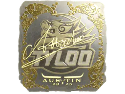 Sticker Attacker (Gold) | Austin 2025 - Preço e onde comprar no CS2