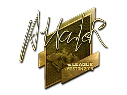 Sticker Attacker (Gold) | Boston 2018 - Preço e onde comprar no CS2