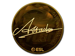 Sticker Attacker (Gold) | Katowice 2019 - Preço e onde comprar no CS2