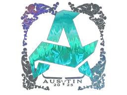 Sticker Aurora (Holo) | Austin 2025 - Preço e onde comprar no CS2