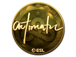 Sticker autimatic (Gold) | Katowice 2019 - Preço e onde comprar no CS2