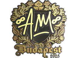Sticker AW (Gold) | Budapest 2025 - Preço e onde comprar no CS2