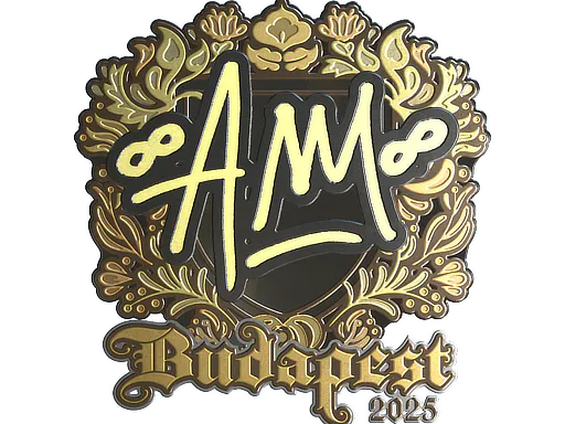 Sticker AW (Gold) | Budapest 2025 - Preço e onde comprar no CS2