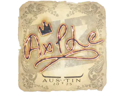 Sticker Ax1Le | Austin 2025 - Preço e onde comprar no CS2