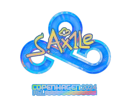 Sticker Ax1Le (Holo) | Copenhagen 2024 - Preço e onde comprar no CS2