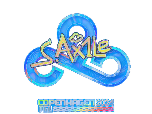 Sticker Ax1Le (Holo) | Copenhagen 2024 - Preço e onde comprar no CS2