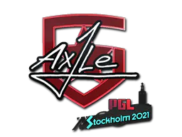 Sticker Ax1Le | Stockholm 2021 - Preço e onde comprar no CS2