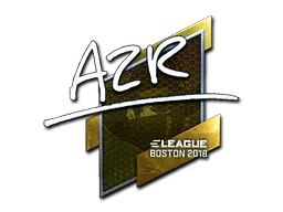 Sticker AZR (Foil) | Boston 2018 - Preço e onde comprar no CS2