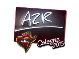 Sticker AZR (Foil) | Cologne 2015 - Preço e onde comprar no CS2