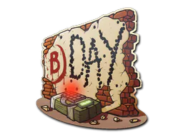 Sticker B-Day - Preço e onde comprar no CS2