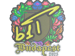 Sticker b1t (Embroidered) | Budapest 2025 - Preço e onde comprar no CS2