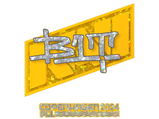 Sticker b1t (Glitter) | Copenhagen 2024 - Preço e onde comprar no CS2