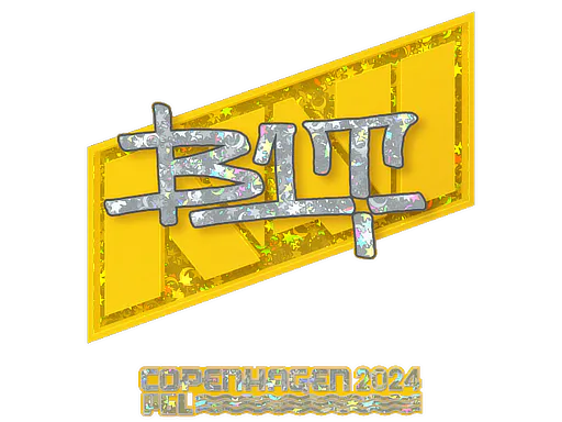 Sticker b1t (Glitter) | Copenhagen 2024 - Preço e onde comprar no CS2