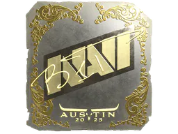 Sticker b1t (Gold) | Austin 2025 - Preço e onde comprar no CS2