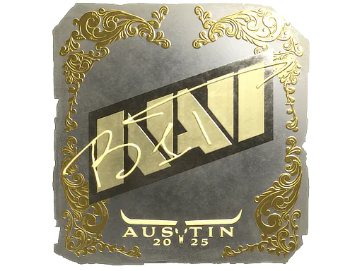 Sticker b1t (Gold) | Austin 2025 - Preço e onde comprar no CS2