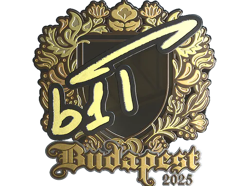 Sticker b1t (Gold) | Budapest 2025 - Preço e onde comprar no CS2