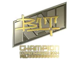 Sticker b1t (Gold, Champion) | Copenhagen 2024 - Preço e onde comprar no CS2