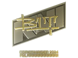 Sticker b1t (Gold) | Copenhagen 2024 - Preço e onde comprar no CS2