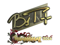 Sticker b1t (Gold) | Shanghai 2024 - Preço e onde comprar no CS2
