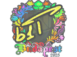 Sticker b1t (Holo) | Budapest 2025 - Preço e onde comprar no CS2
