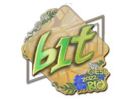 Sticker b1t (Holo) | Rio 2022 - Preço e onde comprar no CS2