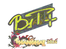 Sticker b1t (Holo) | Shanghai 2024 - Preço e onde comprar no CS2