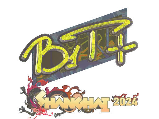 Sticker b1t (Holo) | Shanghai 2024 - Preço e onde comprar no CS2