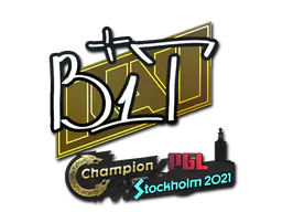 Sticker b1t | Stockholm 2021 - Preço e onde comprar no CS2
