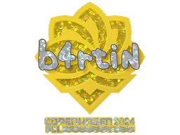 Sticker b4rtiN (Glitter) | Copenhagen 2024 - Preço e onde comprar no CS2